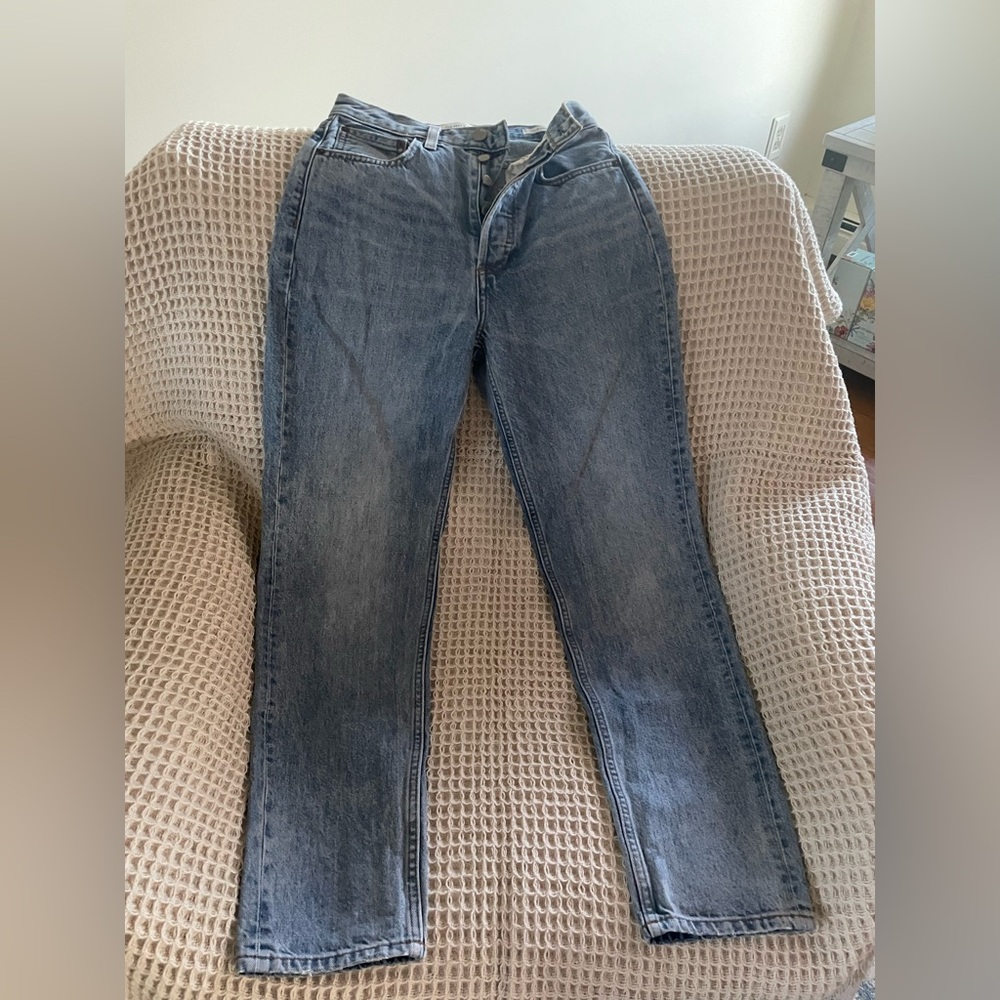 Denim Forum High Rise Jeans - Blue